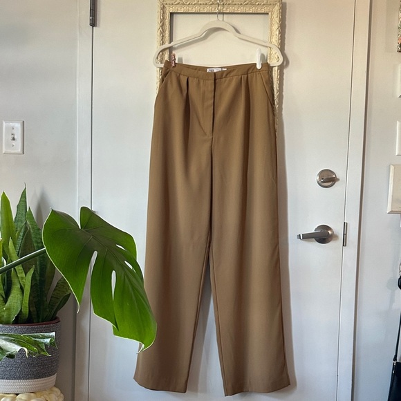 ZARA | Wide Leg High Waisted Trouser - Picture 6 of 16
